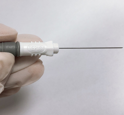 Agulha concêntrica descartável do EMG da versão nova com o punho plástico branco