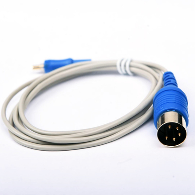 O cabo concêntrico da agulha do EMG adapta-se para agulhas concêntricas do punho plástico