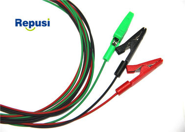 Tab Surface Alligator Clip Leads na área da neurologia escolhe com preto das cores