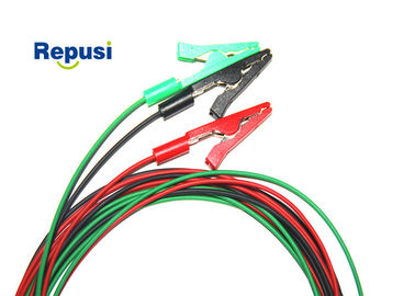 Tab Surface Alligator Clip Leads na área da neurologia escolhe com preto das cores