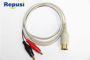 Cabo de gravação protegido do agrafo para Tab Electrodes Wire Length esparadrapo 1.2m