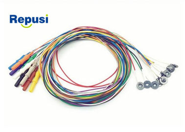 O elétrodo descartável REPD-1.5PC do copo do EEG chapeou AgCl com as 10 cores