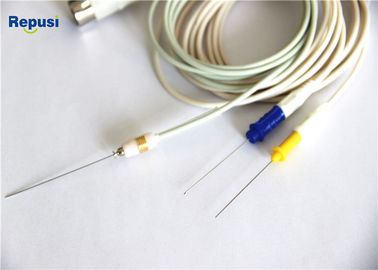 Cabo do EMG do conector do RUÍDO de 5 Pin, cabo protegido para o elétrodo da agulha de Concertric