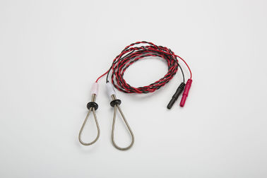 Vermelho sensorial da placa do twisted pair do elétrodo do laço do dedo do representante -1.5R Resusable EMG