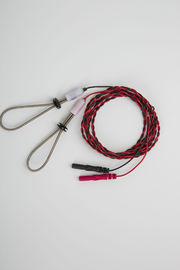 Vermelho sensorial da placa do twisted pair do elétrodo do laço do dedo do representante -1.5R Resusable EMG