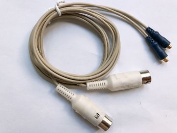 O cabo reusável concêntrico do elétrodo/EMG protegeu o cabo