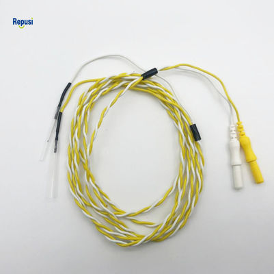 Elétrodos estéreis descartáveis coloridos da agulha do EMG Subdermal do fio da torção